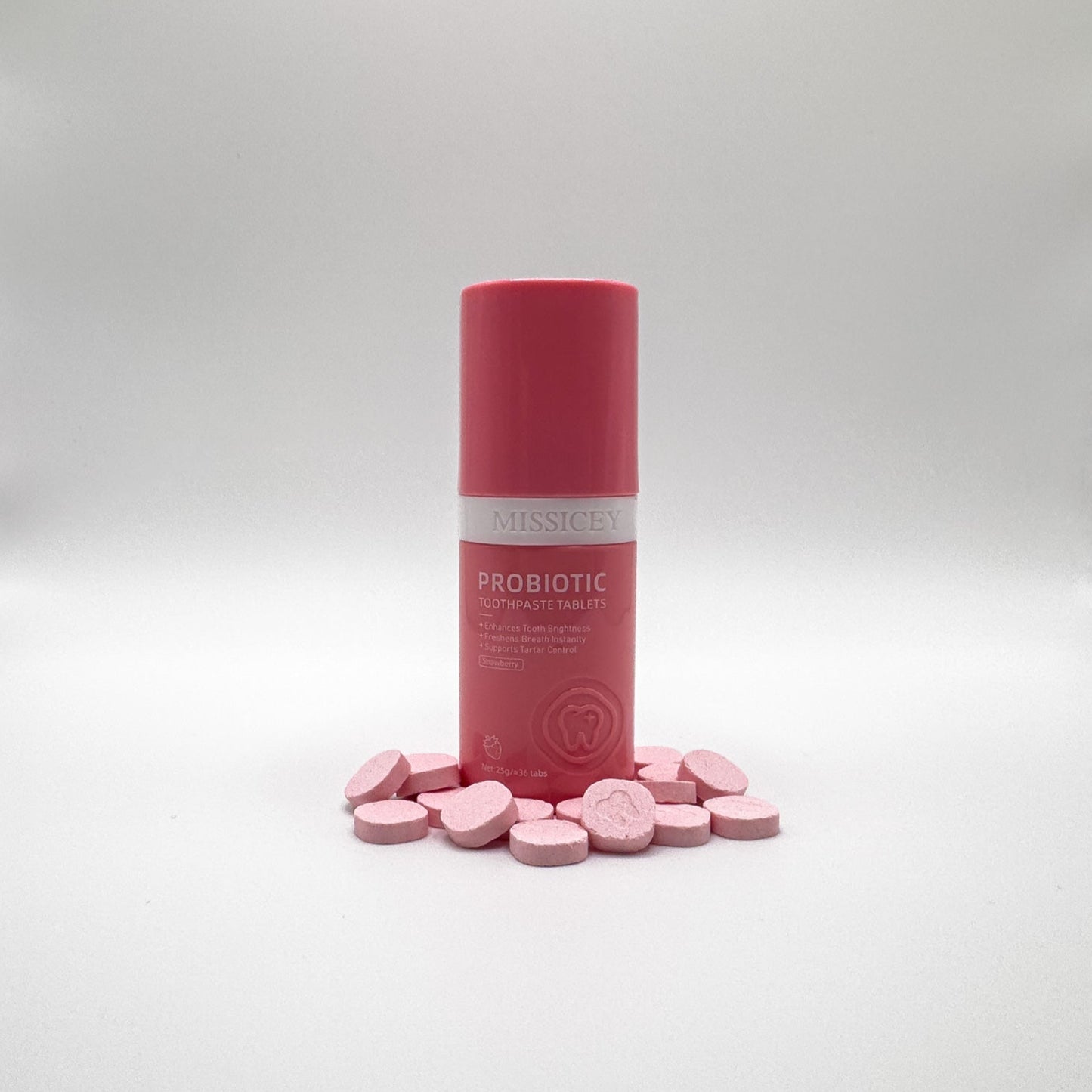 Probiotic Toothpaste Tablets STRAWBERRY